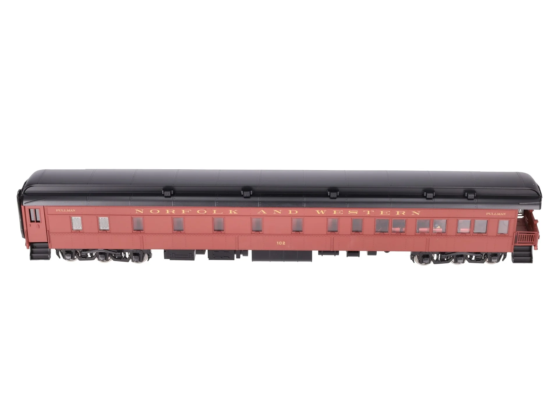 Golden Gate Depot O Norfolk & Western Heavy Weight Observation Car #102 (2-Rail) LN/Box - Image 6