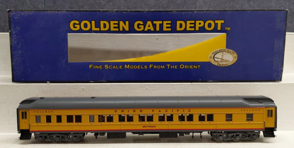 Golden Gate Depot UP-Y 1 O UP "Multnomah" Heavyweight 12-1 Sleeper 2-Rail LN/Box