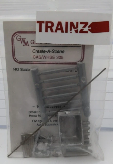 Great West Models 305 HO Scale Create-A-Scene Asorted Warehouse Details