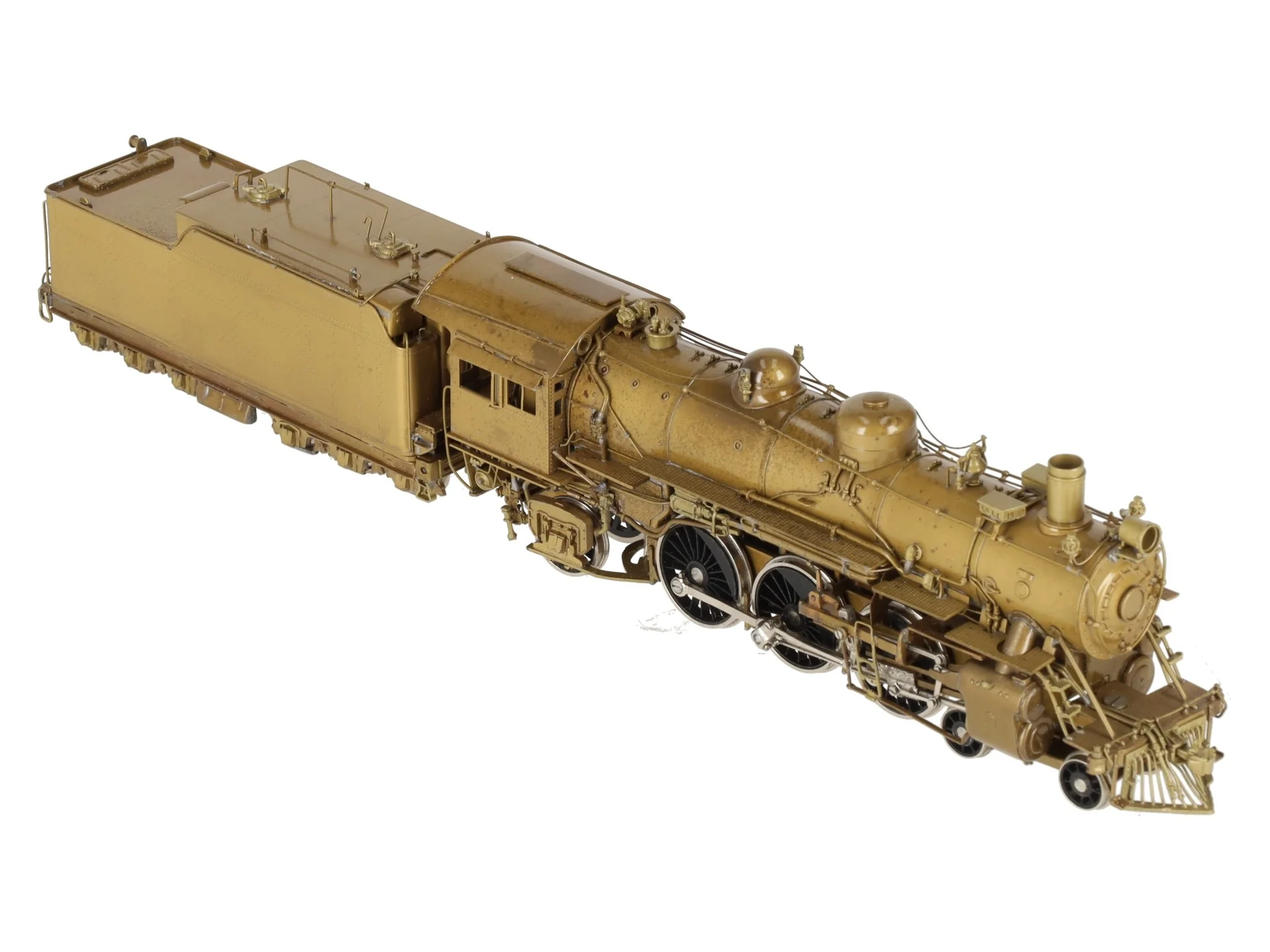 Hallmark Models 1369/1376 HO ATSF 4-6-2 Steam Locomotive & Tender -Unpainted EX/Box - Image 3