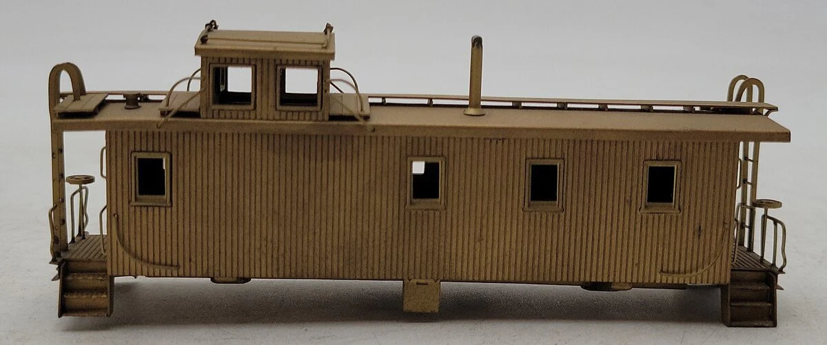 Hallmark Models Inc HO Scale Brass Wood Sheathed Caboose EX/Box - Image 2