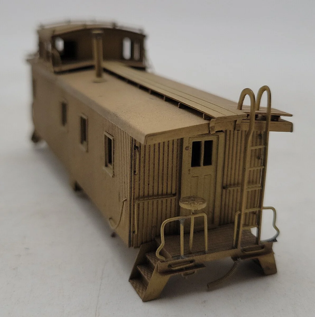 Hallmark Models Inc HO Scale Brass Wood Sheathed Caboose EX/Box - Image 5