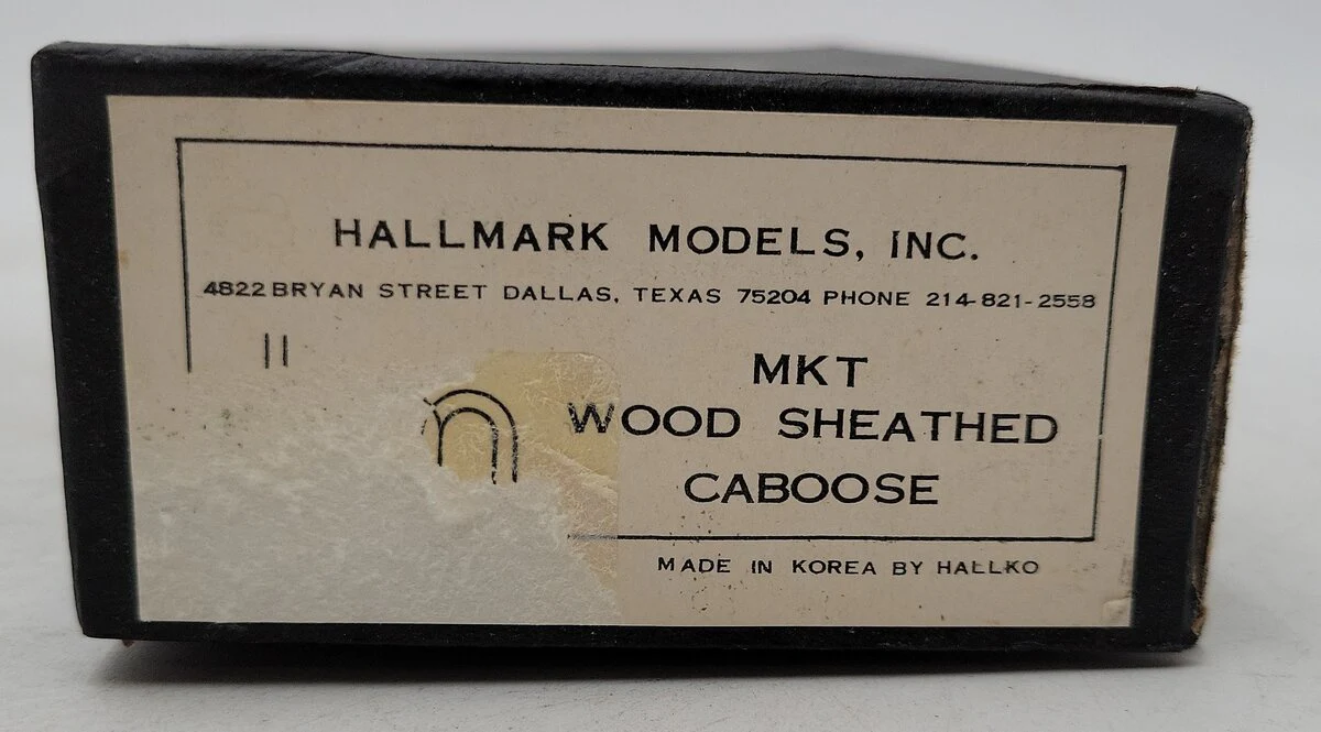 Hallmark Models Inc HO Scale Brass Wood Sheathed Caboose EX/Box - Image 7