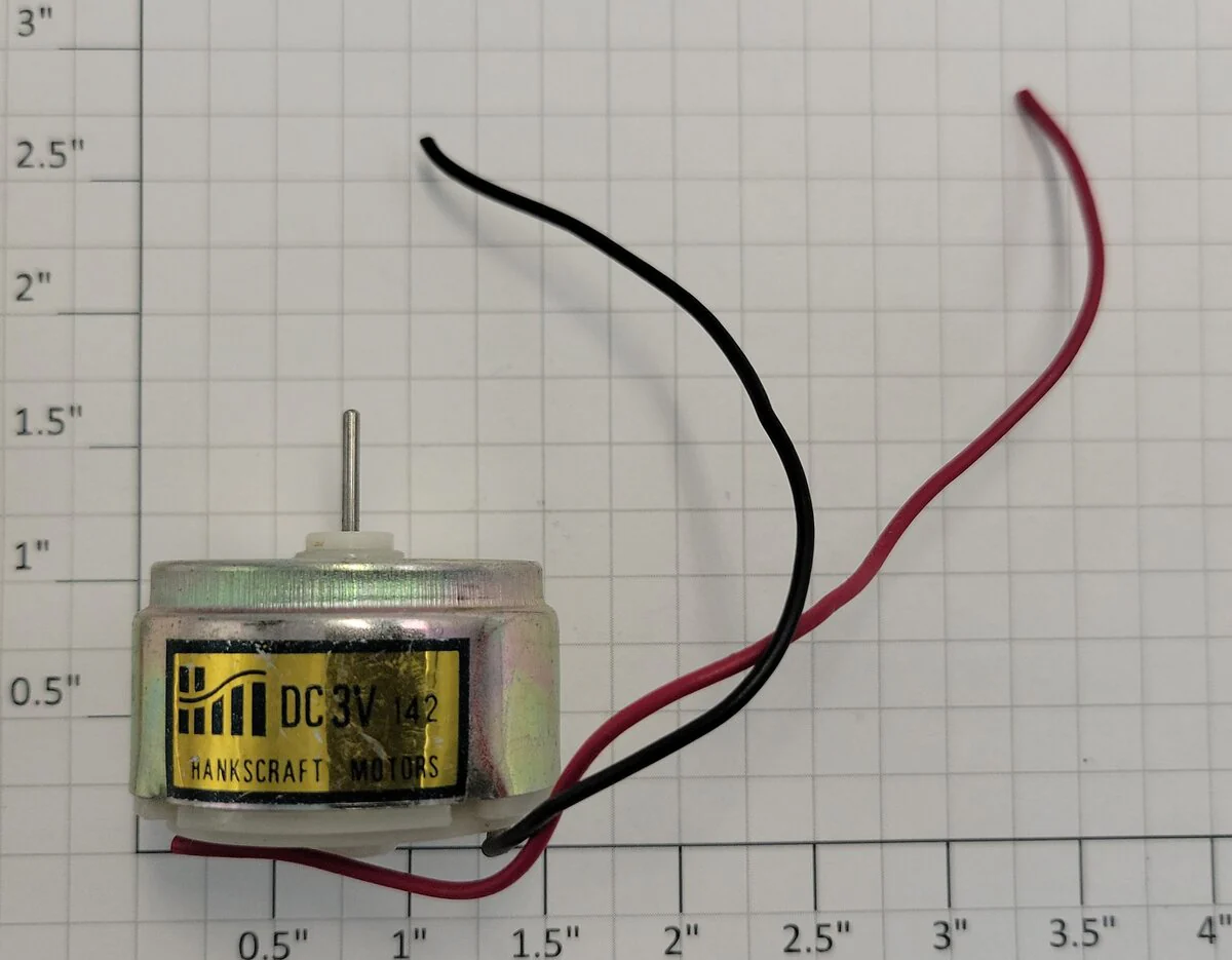 Hankscraft 142 3-Volt DC Can Motor with Wire