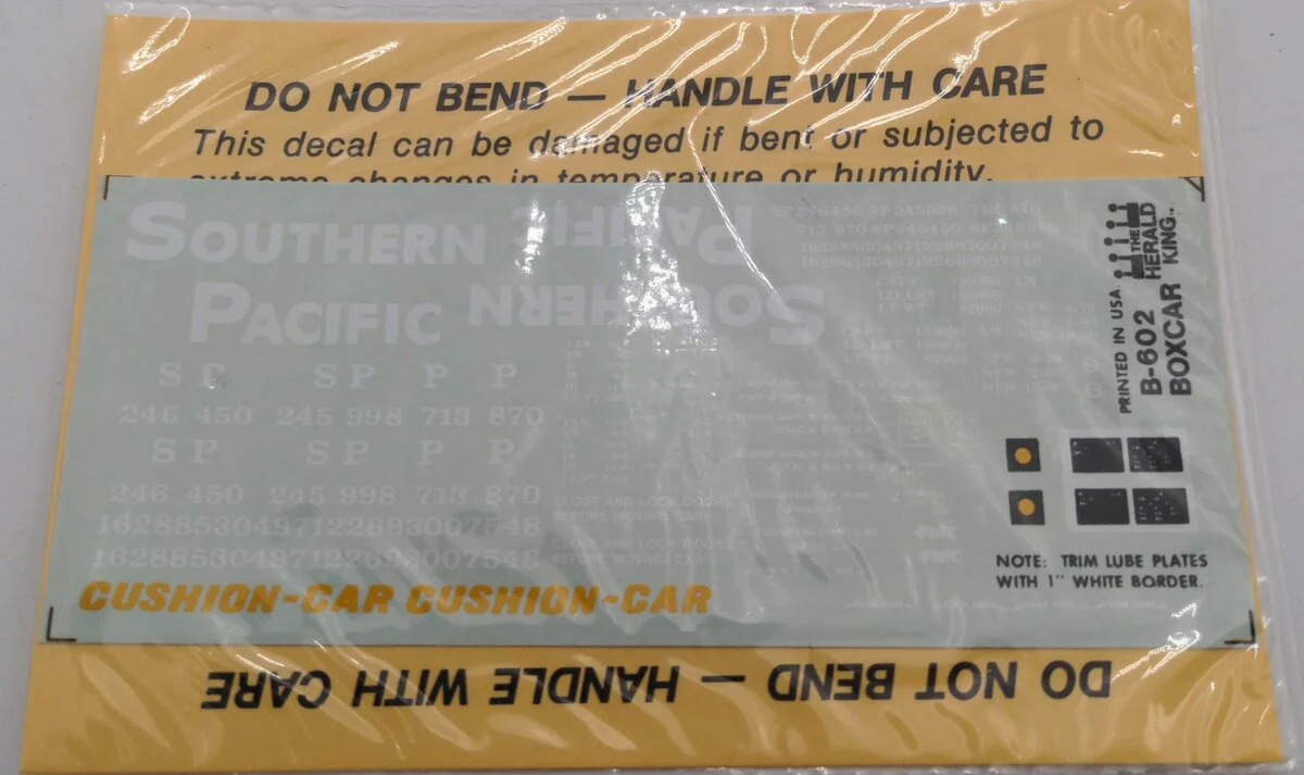 Herald King B-602 Southern Pacific Decal
