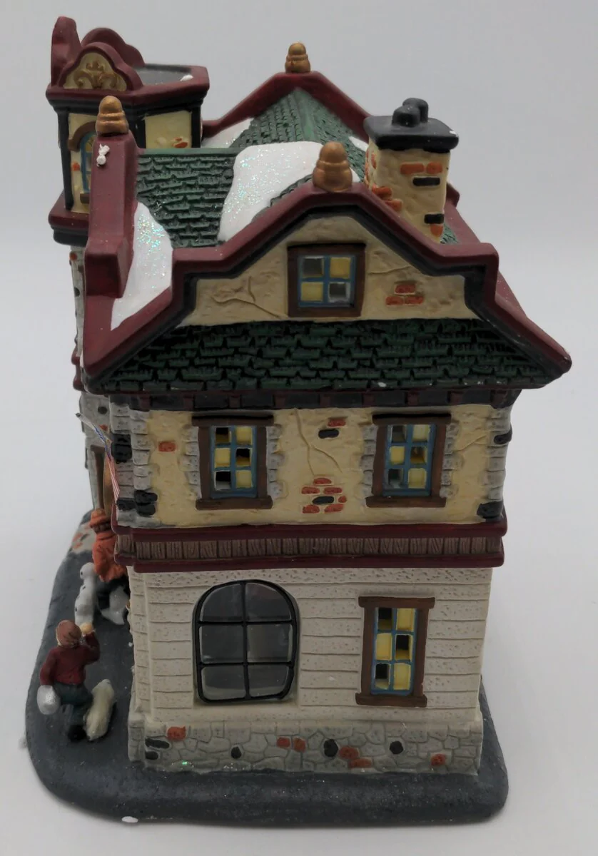 Holiday Express Porcelain Fire Station EX - Image 5