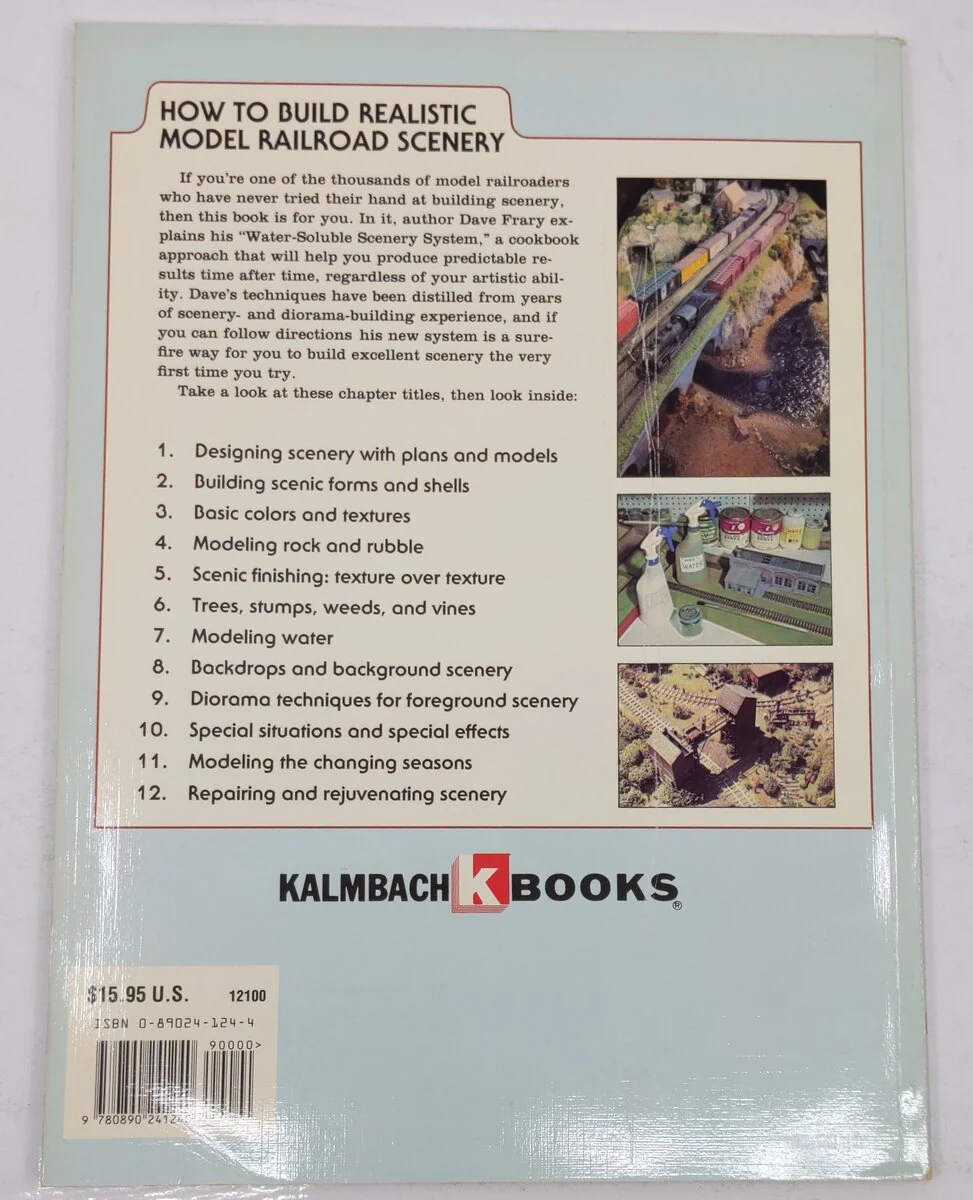 How To Build Realistic Model Railroad Scenery 2nd Edition Paperback Dave Frary VG - Image 2