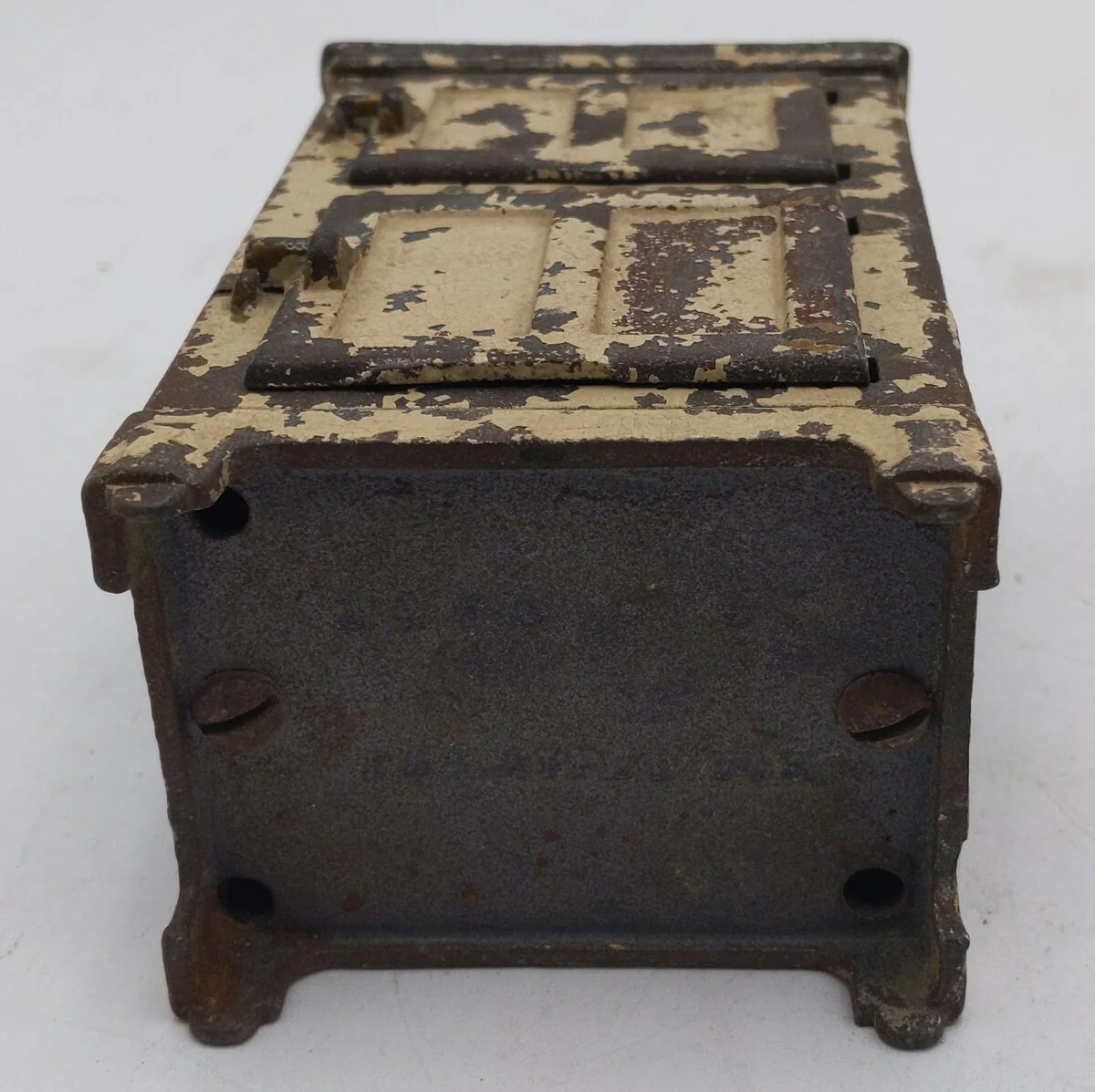 Hubley Vintage Cast Iron Stove, Fridge, Skillet, and Toilet - Image 7