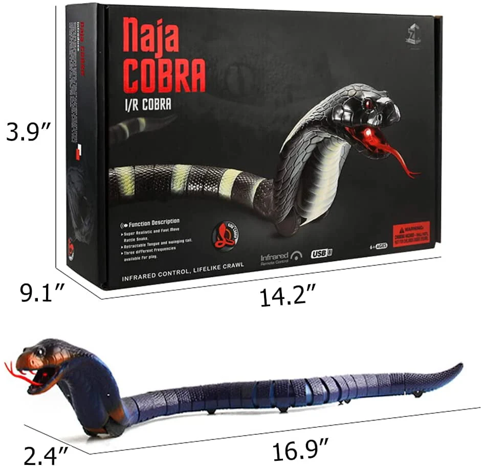 Imex 19204 IR RC Naja Cobra Snake with USB Charger - Image 7