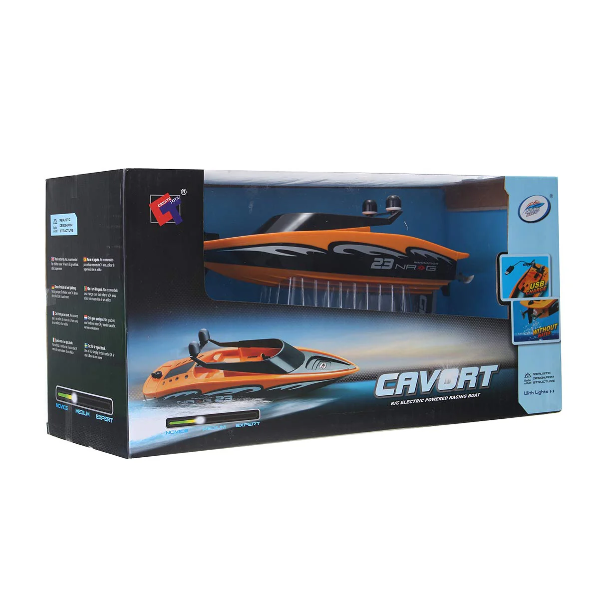 Imex MIC1435O RC Orange Cavort Racing Boat - Image 3