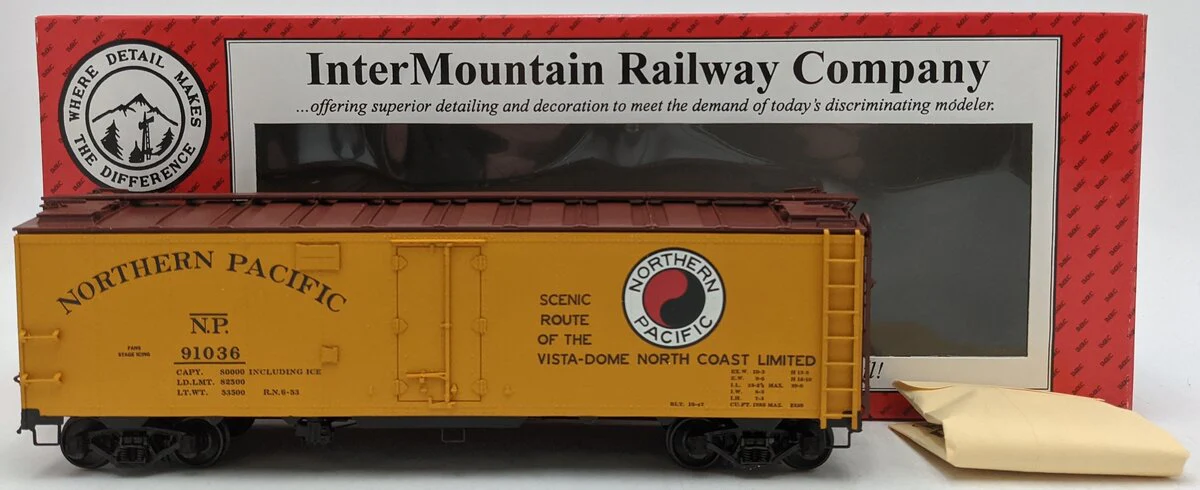 InterMountain 25315S-07 O NP Steel Sided Ice Bunker #91036 (2-Rail) LN/Box