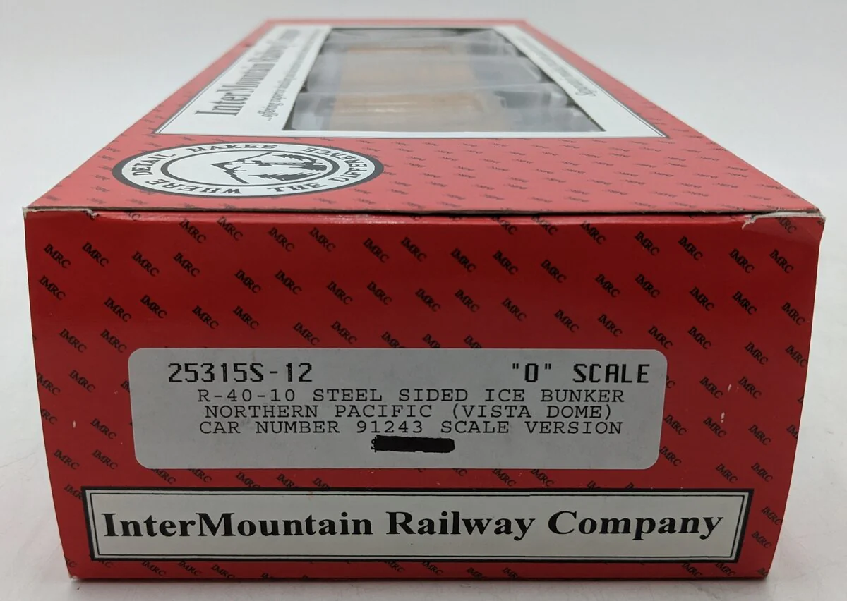 InterMountain 25315S-12 O NP Steel Sided Ice Bunker (Vista Dome) #91243 (2-Rail) NIB - Image 2