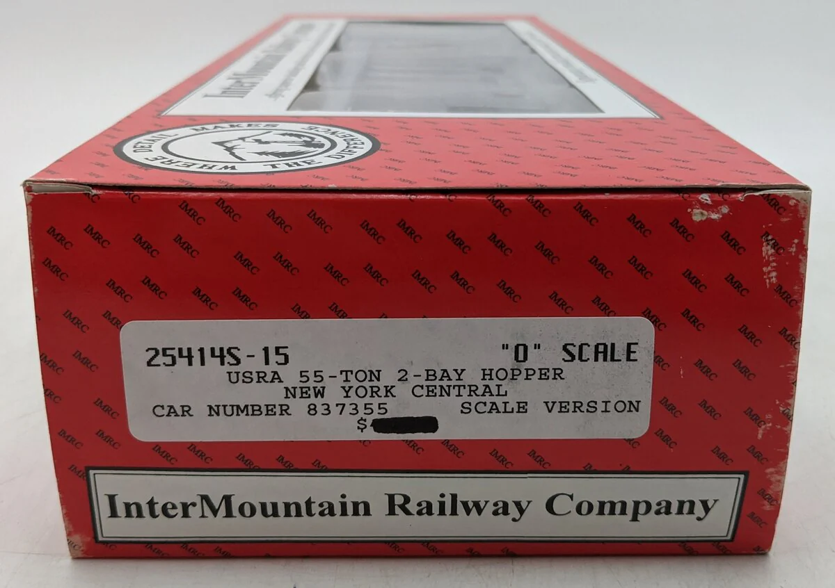 InterMountain 25414S-15 O Scale New York Central Hopper #837355 (2-Rail) NIB - Image 2