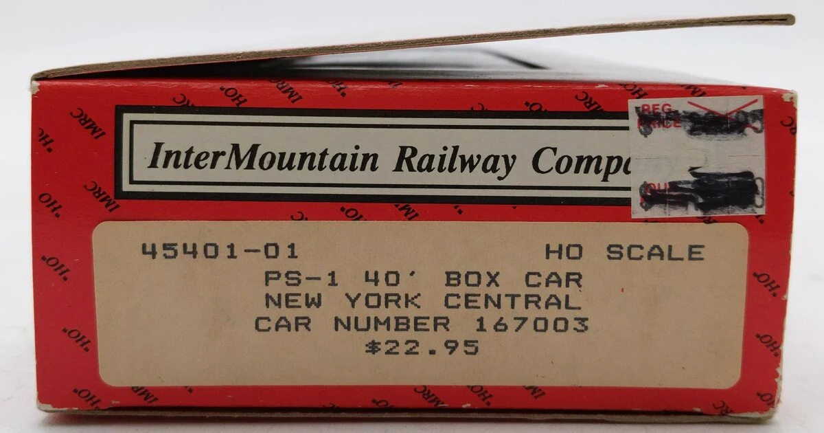 InterMountain 45401-01 New York Central PS-1 40' Box Car #167003 LN/Box - Image 5