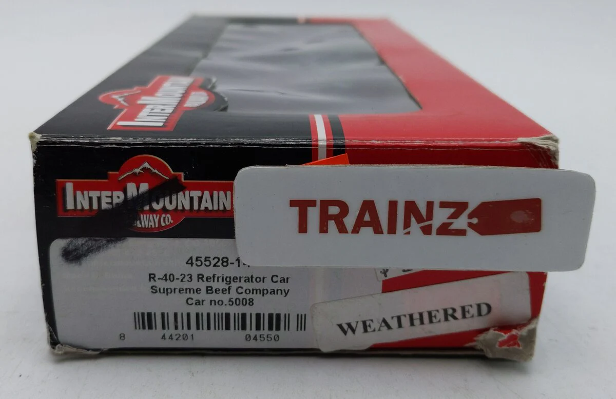 InterMountain 45528-14 HO Scale SBCX Class R-40-23 Reefer Car Weathered #5008 LN/Box - Image 6