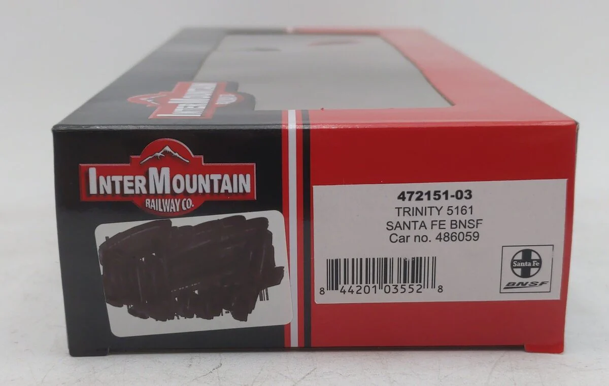 InterMountain 472151-03 HO Scale Santa Fe BNSF Santa Fe Cu. Ft. Hopper #486059 EX/Box - Image 7