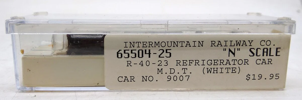 InterMountain 65504-25 N Scale M.D.T. Refrigerator Car #9007 LN/Box - Image 2