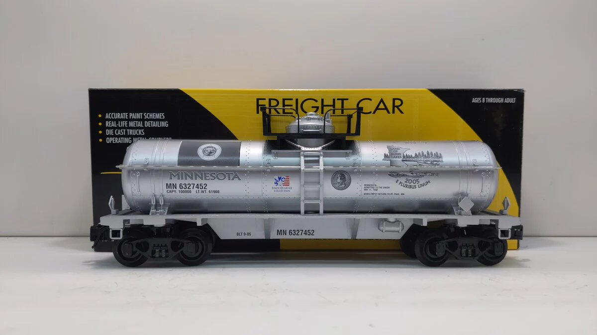 K-Line 6-21103 O Minnesota State Quarter Tank Car Bank LN/Box - Image 2