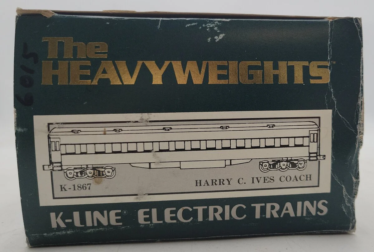 K-Line K-1867 O Toy Train Museum "Harry C. Ives" Coach Passenger Car #1867 EX/Box - Image 6