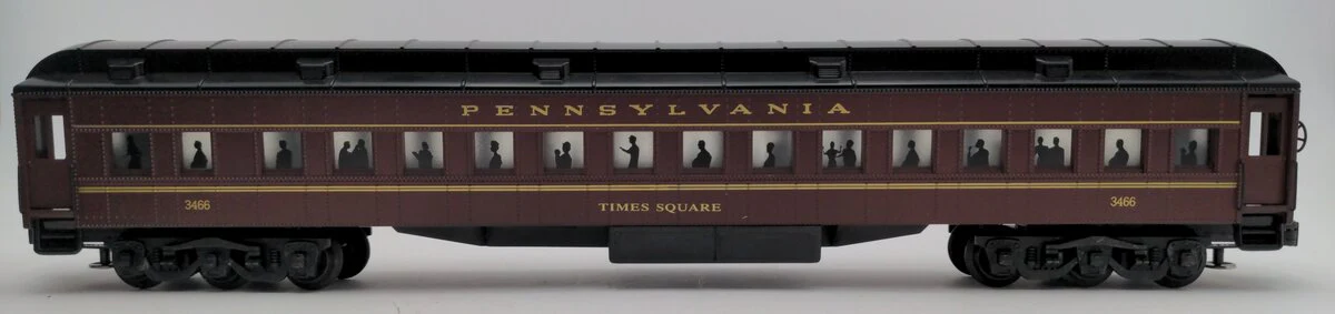K-Line K-3466 O Pennsylvania "Time Square" 18" Heavyweight Coach Car #3466 EX/Box - Image 2