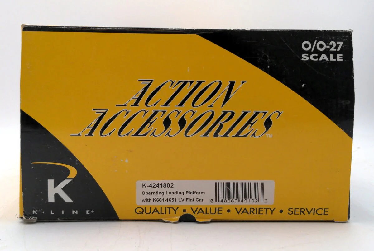 K-Line K4241802 O Gauge Operating Loading Platform (No Flatcar) EX/Box - Image 8