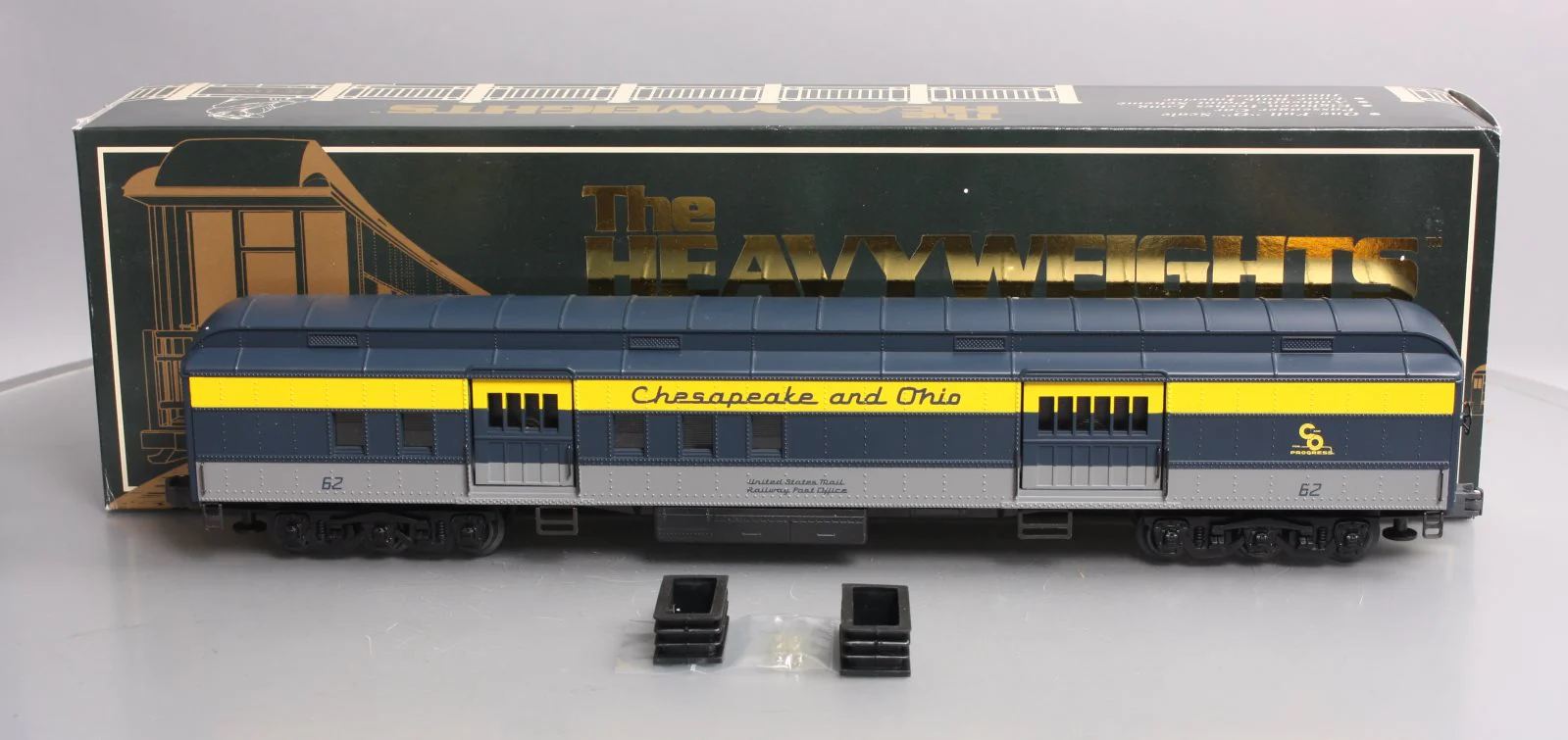 K-Line K4415-0062 O Chesapeake & Ohio U.S. Mail Heavyweight 18" RPO Car #62 LN/Box