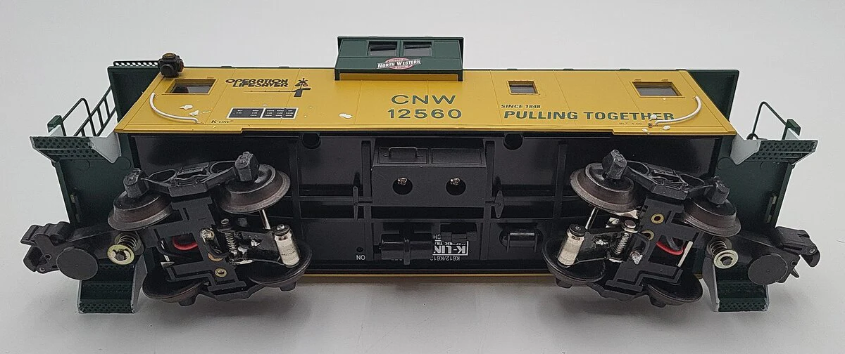 K-Line K613-1311 O Gauge Chicago & North Western Extended Vision Caboose #12560 EX/Box - Image 6