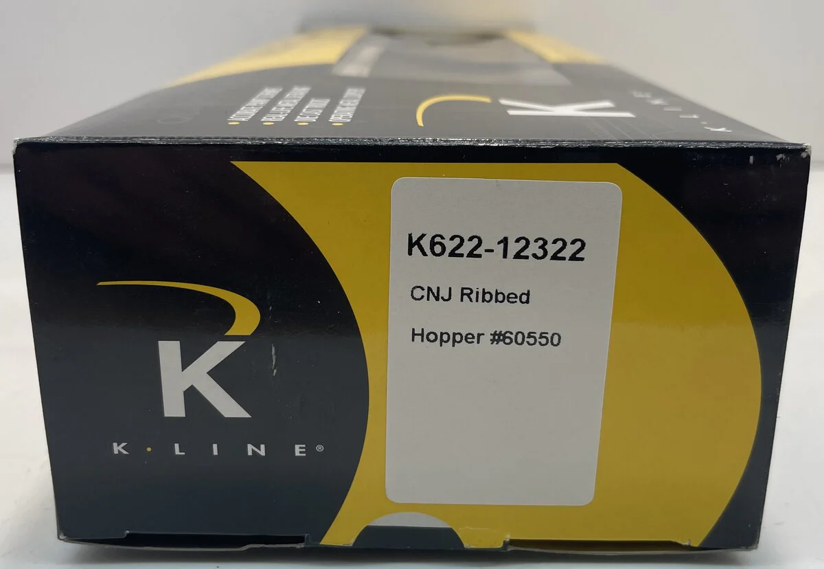 K-Line K622-12322 O Gauge CNJ Ribbed Hopper Car #60550 LN/Box - Image 2