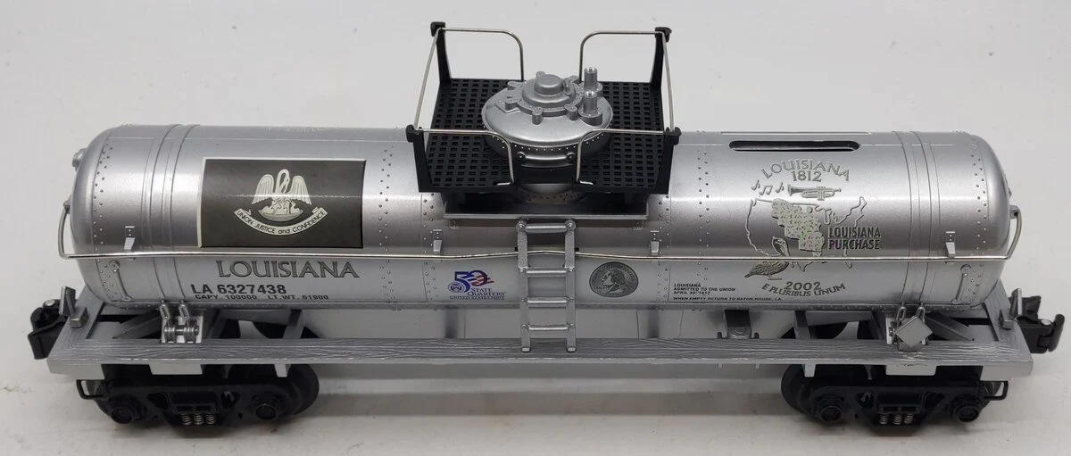 K-Line K632-7438 O Gauge Louisiana Quarter Tank Car LN/Box - Image 2