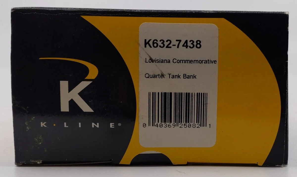 K-Line K632-7438 O Gauge Louisiana Quarter Tank Car LN/Box - Image 3