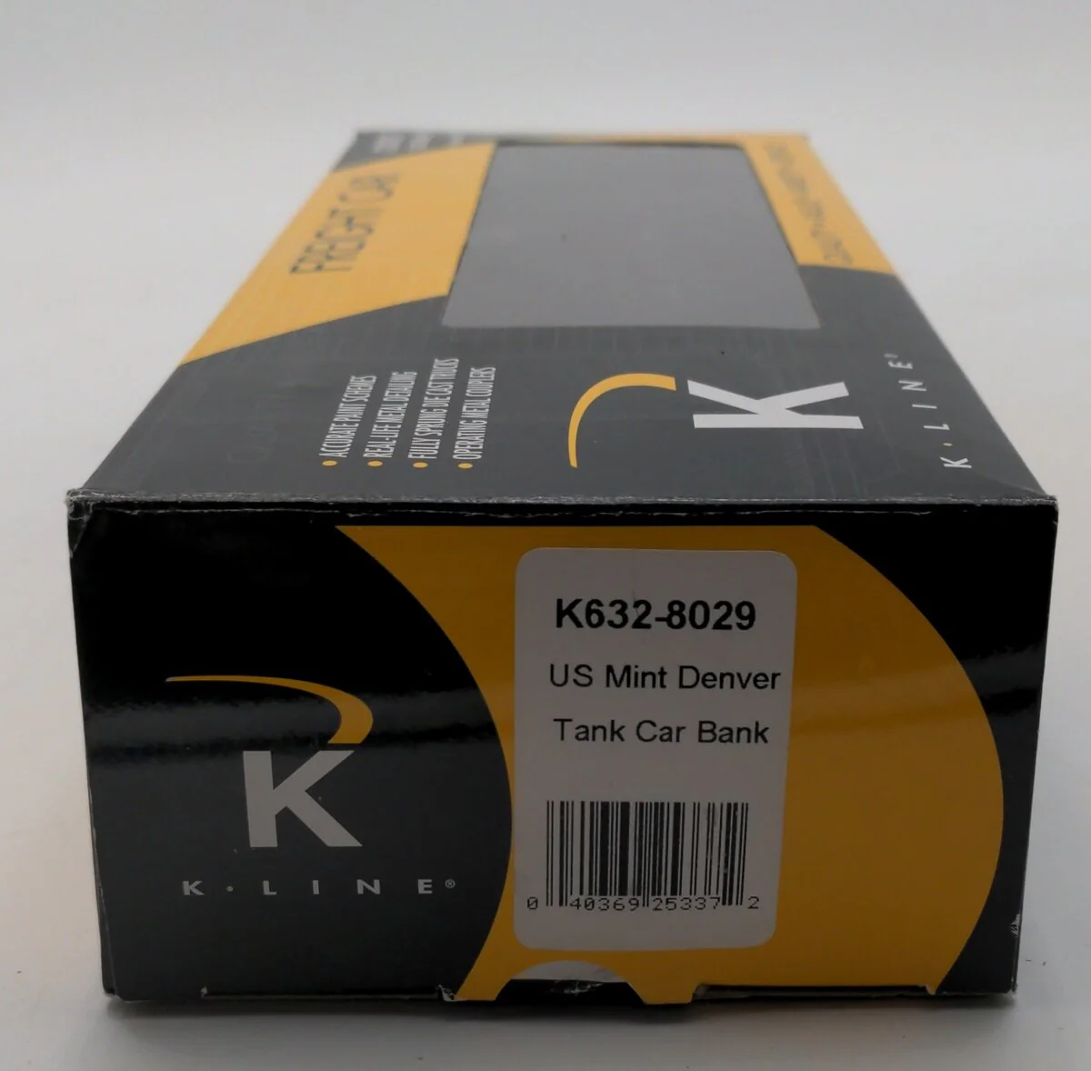 K-Line K632-8029 O US Mint Denver Tank Car Bank #80204 LN/Box - Image 8