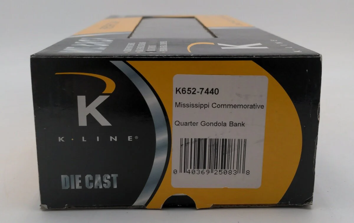 K-Line K652-7440 Mississippi Quarter Gondola EX/Box - Image 9