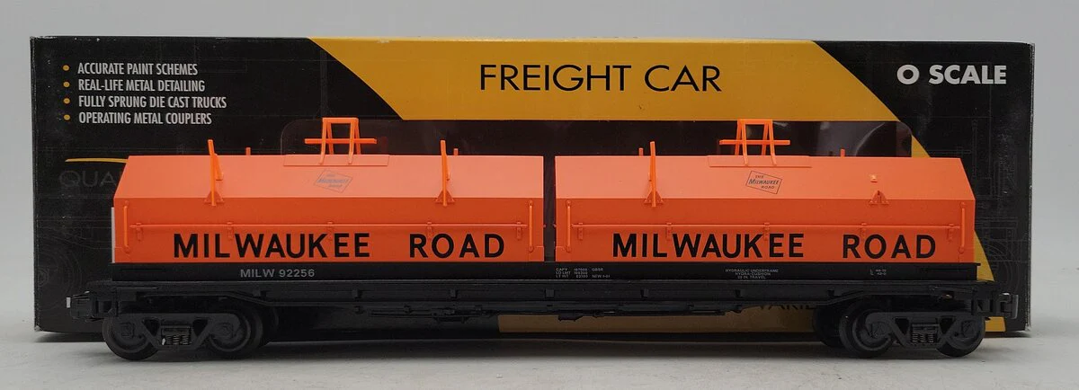 K-Line K676-1372 O Milwaukee Road Coil Car EX/Box