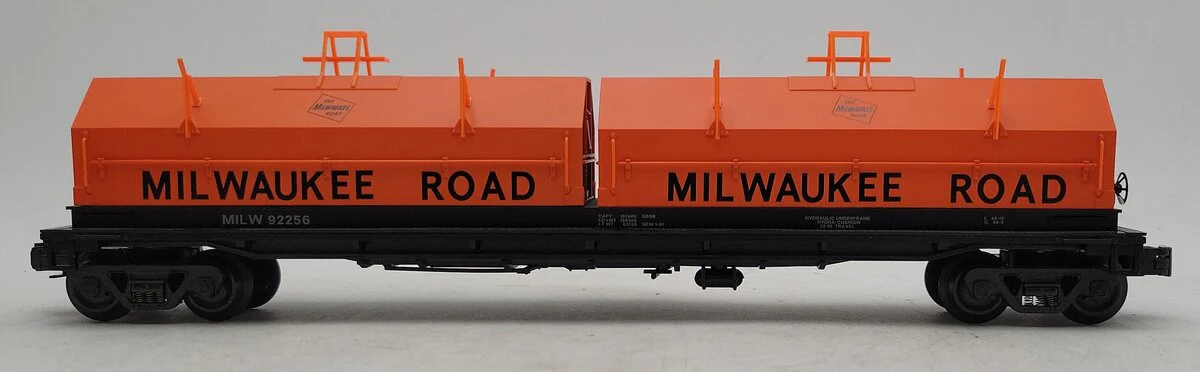 K-Line K676-1372 O Milwaukee Road Coil Car EX/Box - Image 3