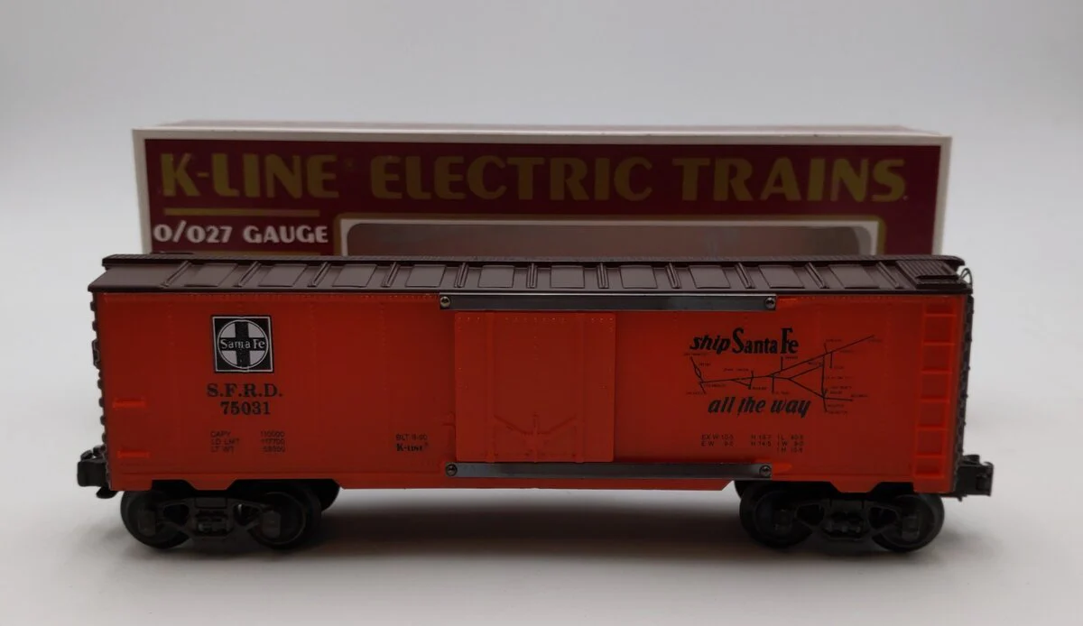 K-Line K75031 O Gauge Santa Fe Classic Reefer Car NIB