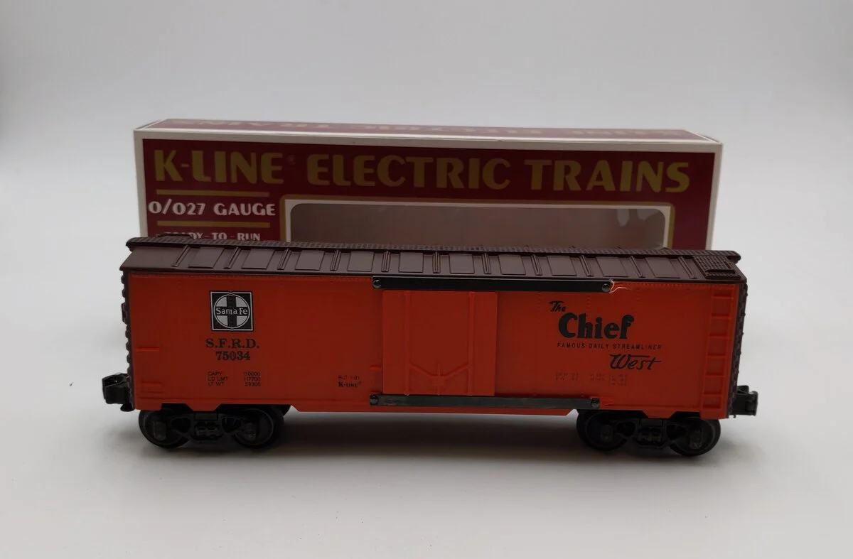 K-Line K75034 Santa Fe Chief #4 Map Series, Reefer MT/Box
