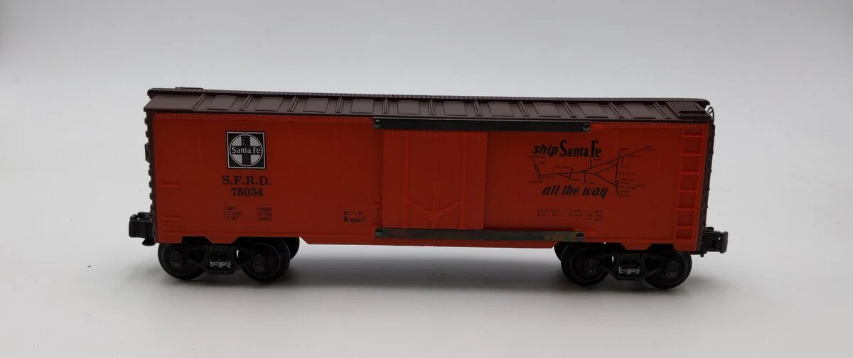 K-Line K75034 Santa Fe Chief #4 Map Series, Reefer MT/Box - Image 2