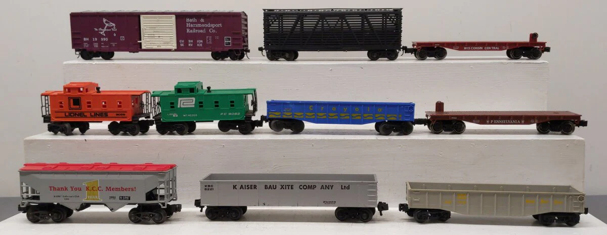 K-Line, Lionel, & Bachmann O Gauge Assorted Freight Cars [10] EX - Image 2
