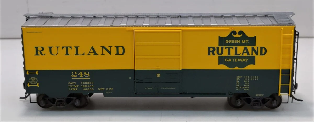 Kadee 4905 HO Rutland 40' PS-1 Boxcar with 7' 5 Panel Superior Door #248 NIB - Image 3