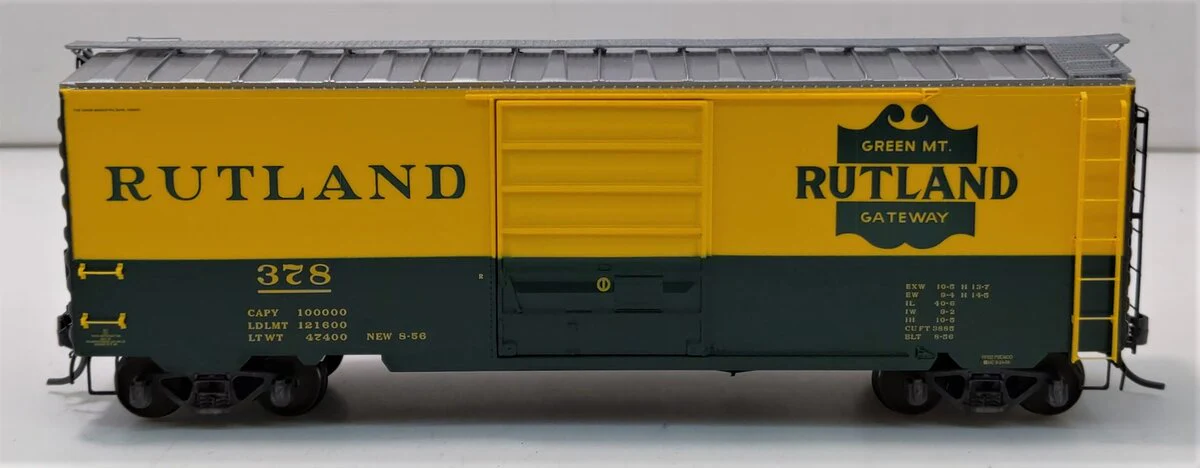Kadee 5219 HO Scale Rutland 40' PS-1 Standard Boxcar #378 NIB - Image 3