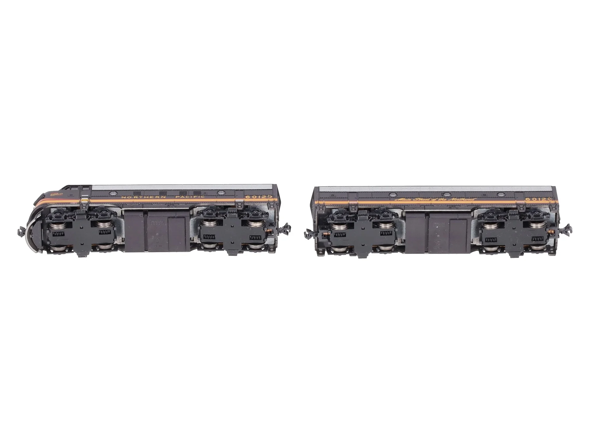 Kato 106-0423 N NP EMD F7 A/B Diesel Locomotive #6012D, 6012C (Set of 2) LN/Box - Image 5