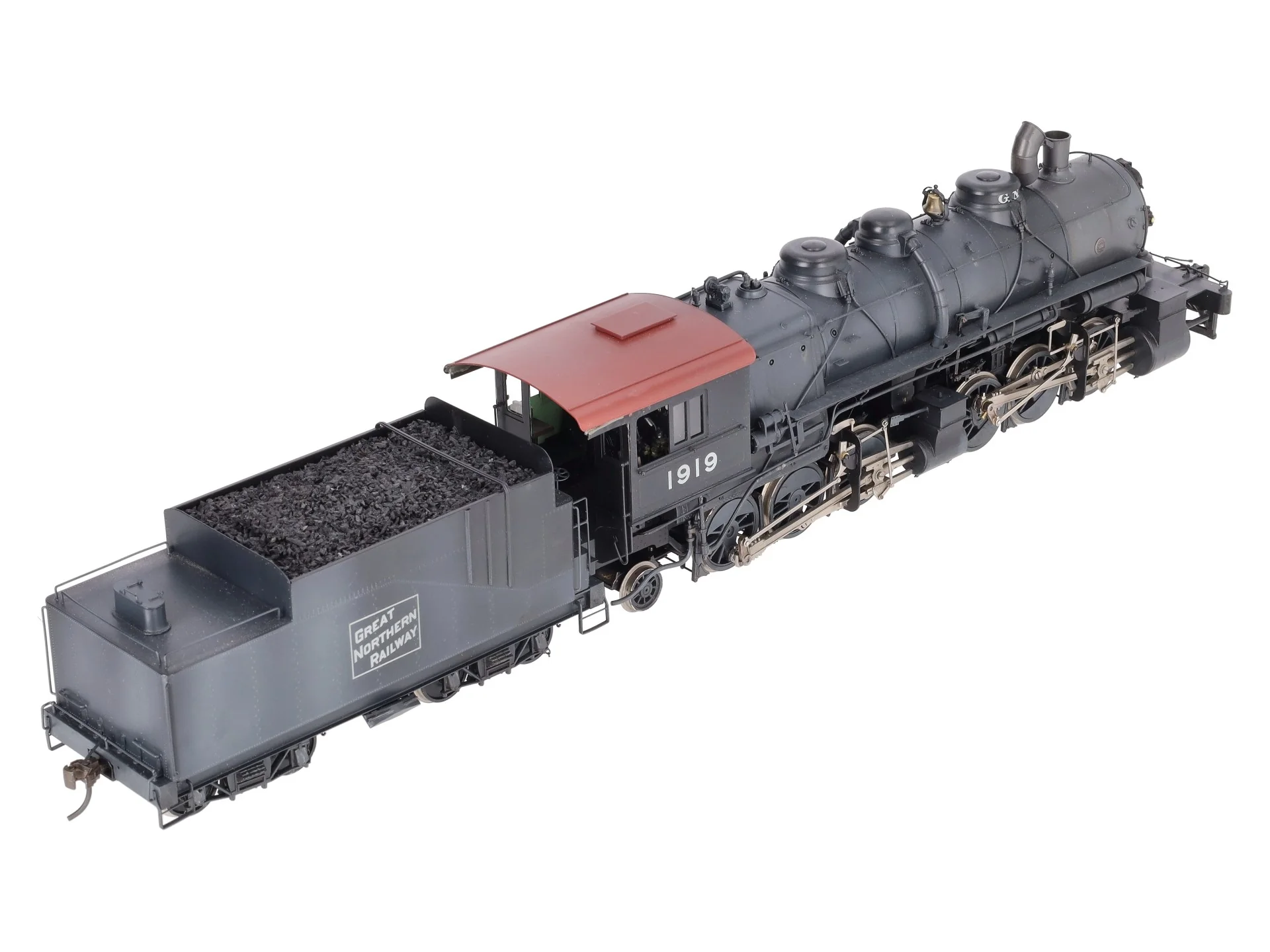 KMT ST-881 O Great Northern Brass Steam Locomotive #1919 - Custom EX/Box - Image 9