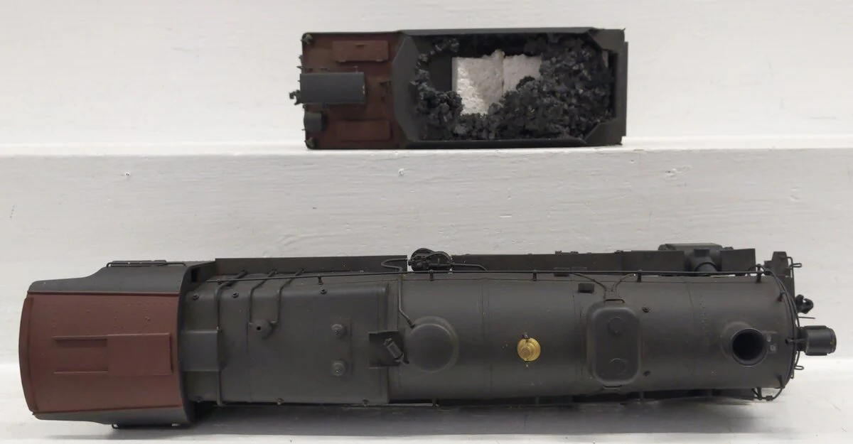 KTM Scale Mo. O Brass PRR 2-Rail 2-8-2 L-1 Steam Locomotive w/ Tender- Painted - Image 3