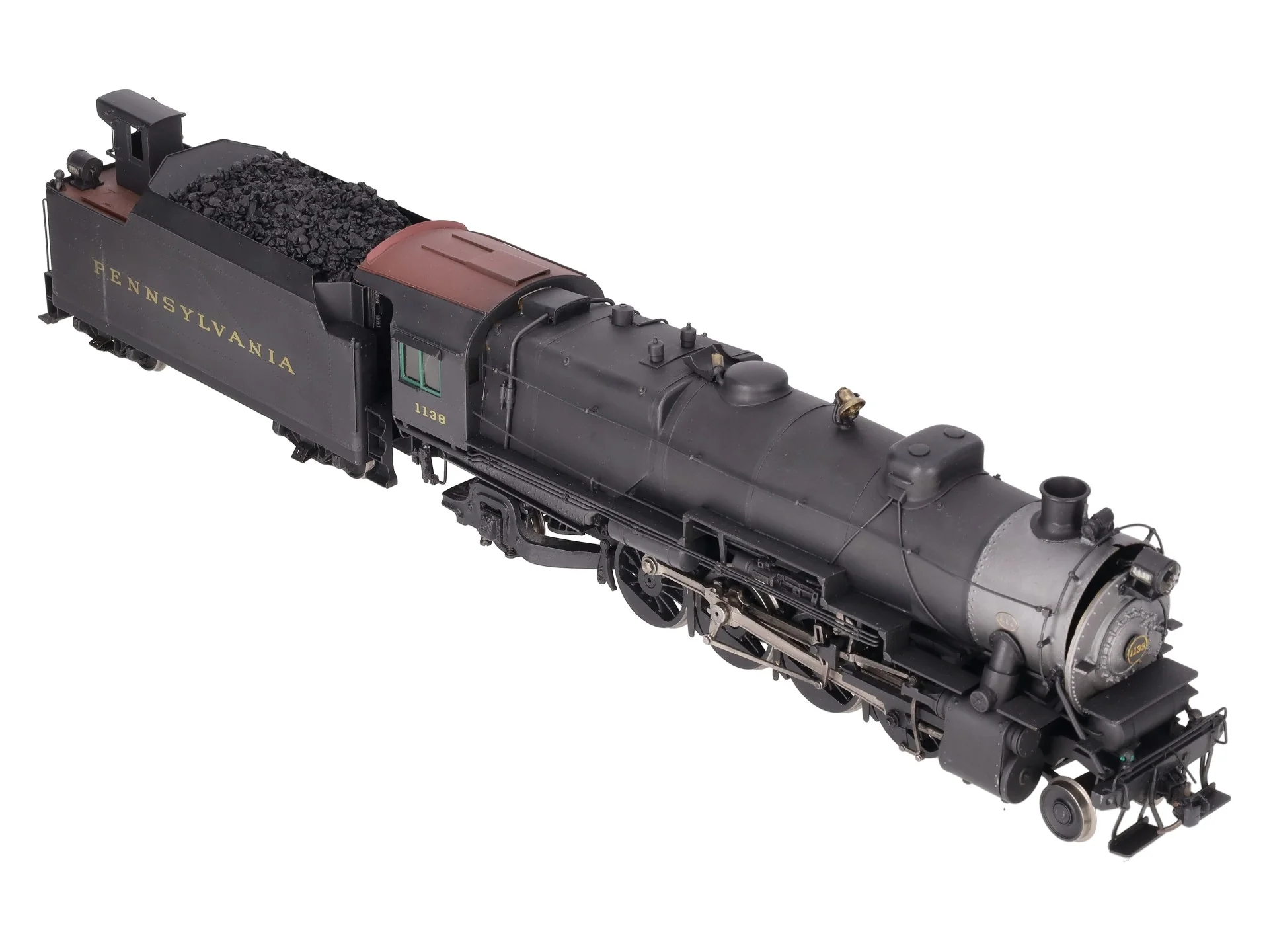 KTM Scale Models 1138 O Brass Pennsylvania 2-8-2 L-1 Steam Locomotive #1138/Box - Image 2