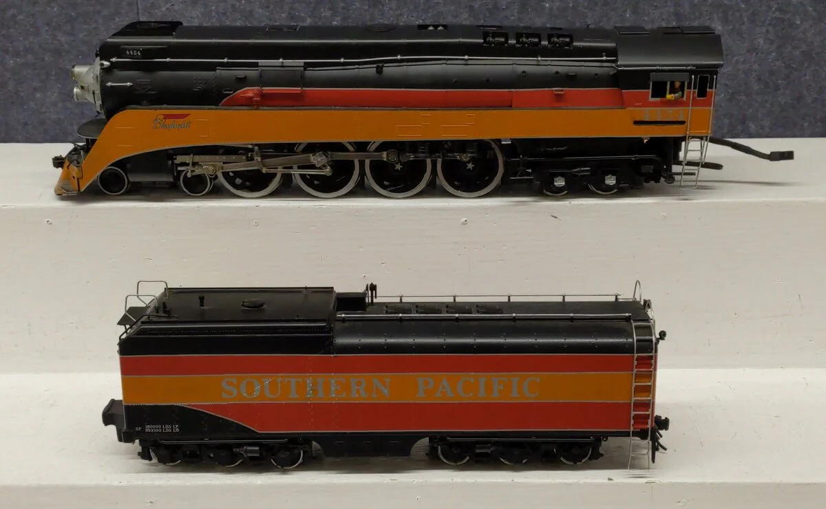 KTM Scale Models 4454 O 2-Rail BRASS Southern Pacific Steam Loco & Tender #4454 EX/Box - Image 2