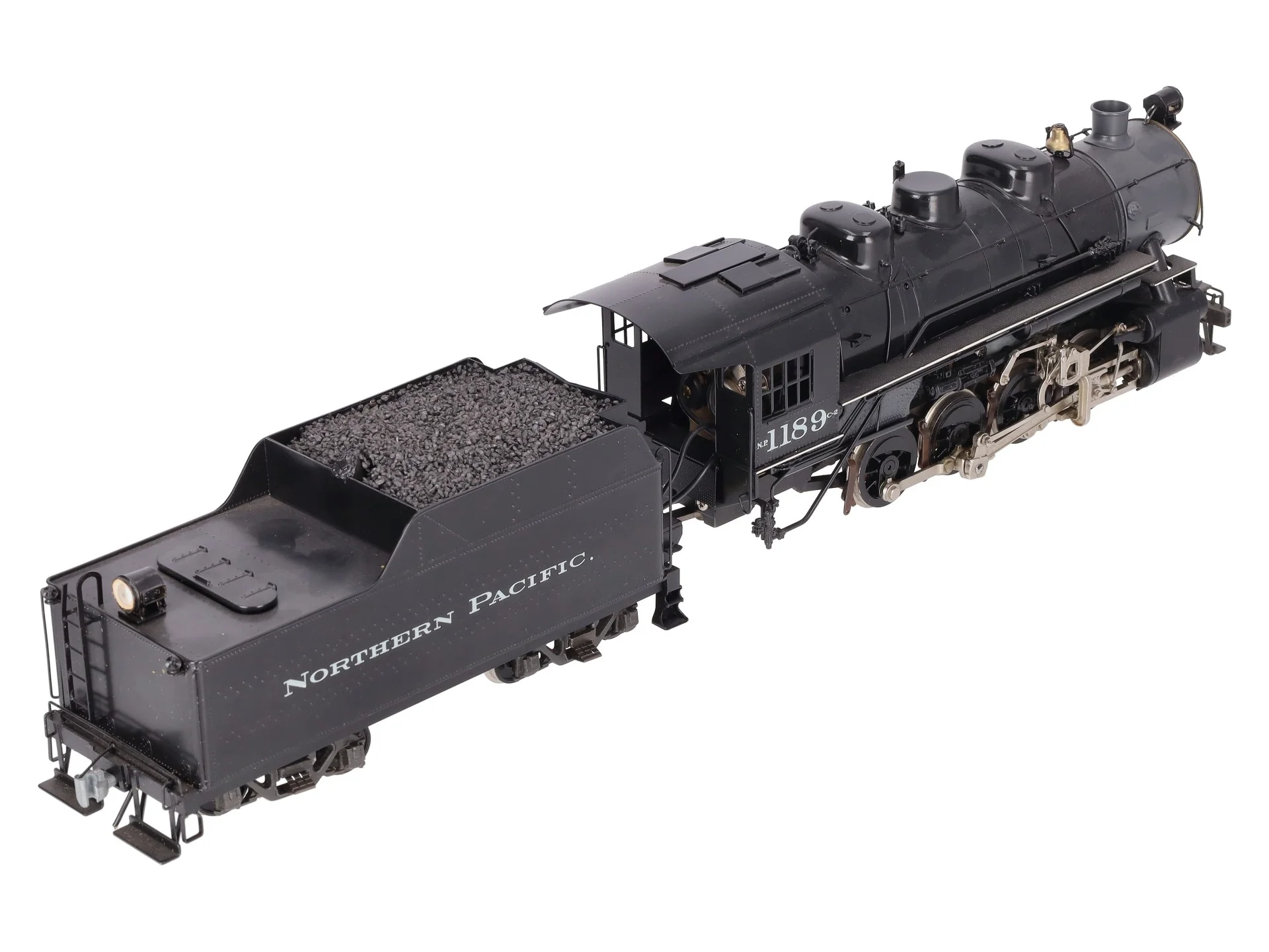 KTM US Hobbies O Brass Northern Pacific 0-8-0 Steam Locomotive #1189 - Painted EX/Box - Image 10