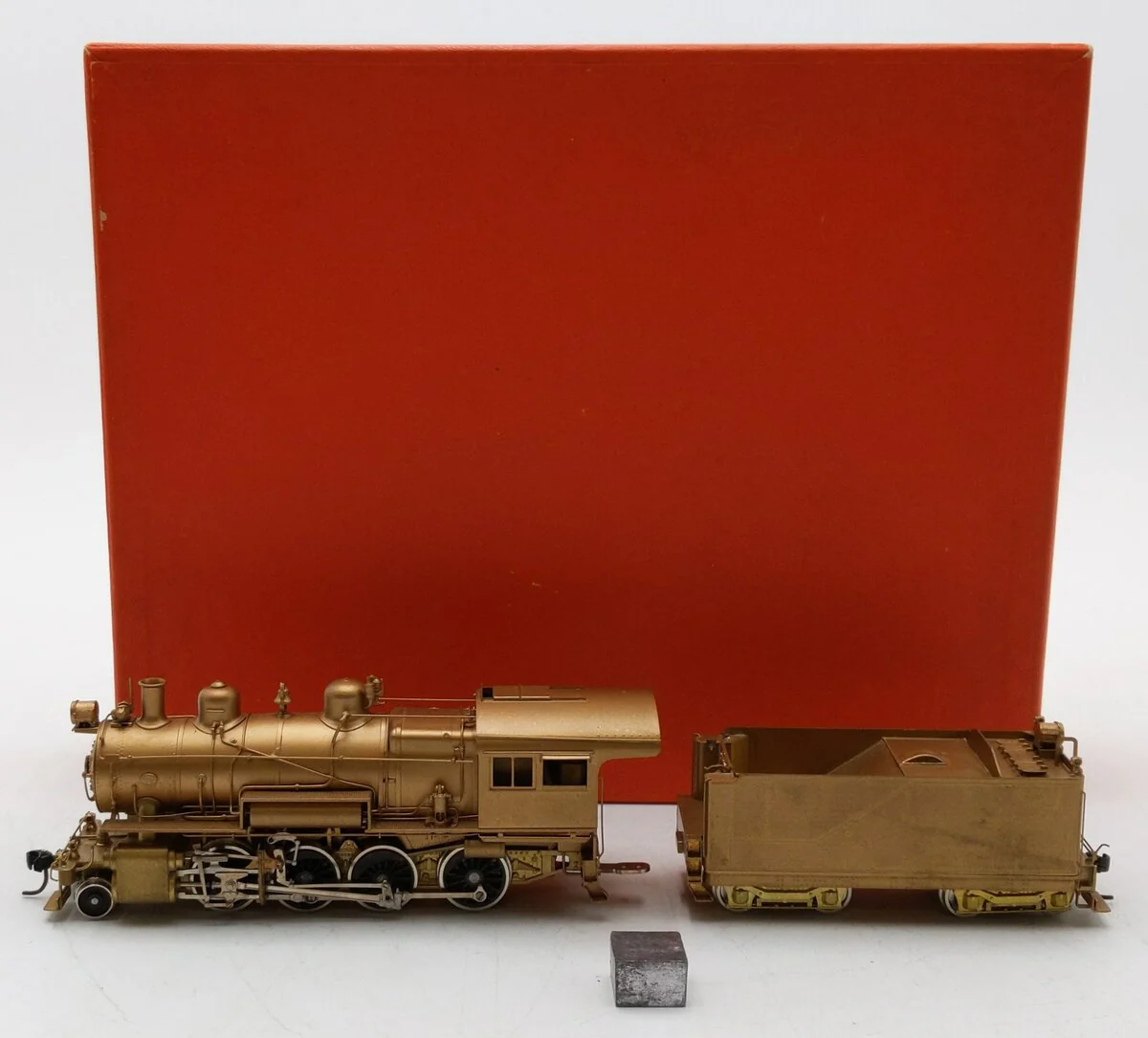 Lambert HO Brass Pennsylvania Class H-6SB 2-8-0 Steam Loco & Tender - unpainted VG/Box
