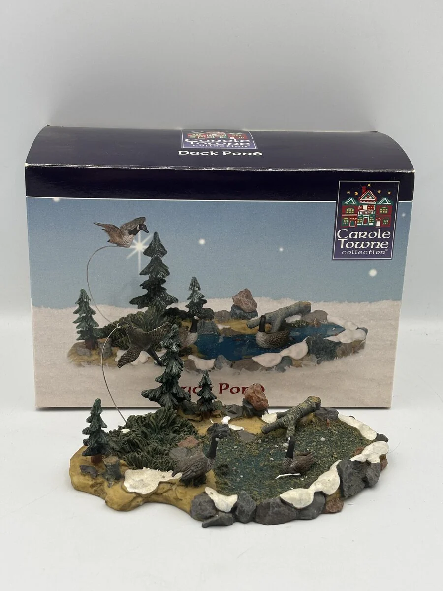 Lemax 13365 2001 Duck Pond Ornamental