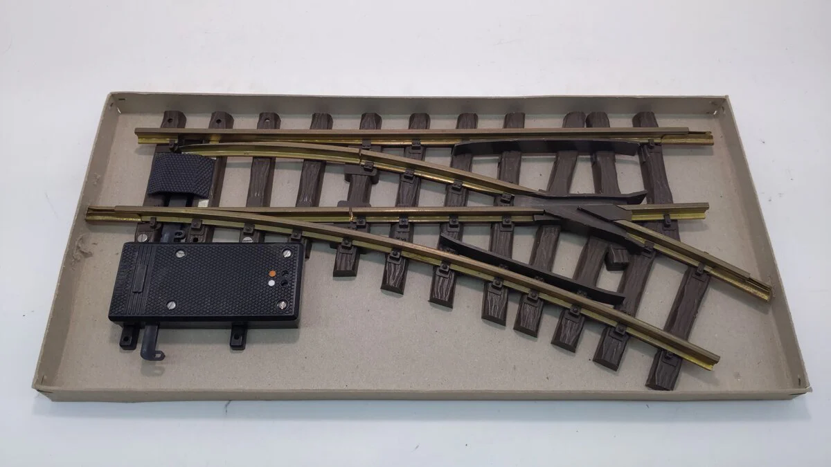 LGB 1200 G Scale Right Hand Remote Switch/Turnout EX/Box - Image 2
