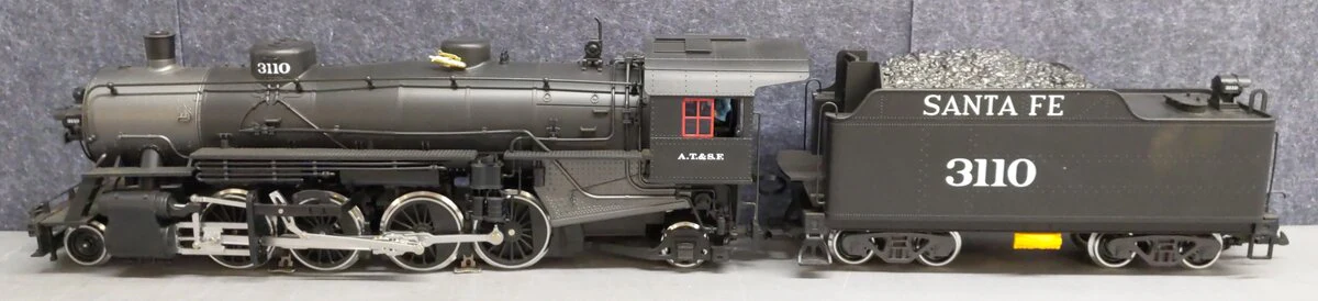 LGB 20872 G Santa Fe 2-8-2 Mikado Steam Locomotive & Tender #3110 with Sound EX/Box - Image 2